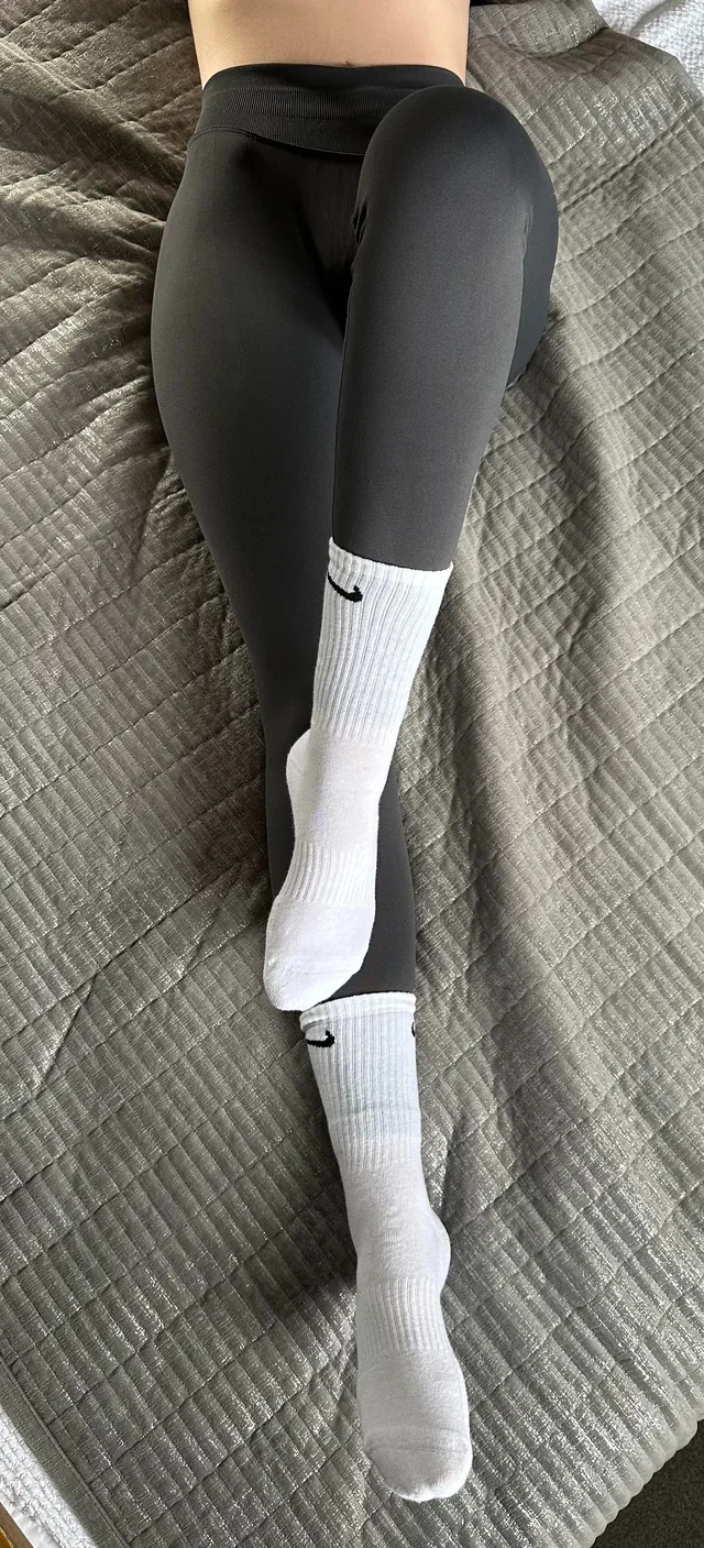 Black And White Is Always A Winner For Socks And Yogapants